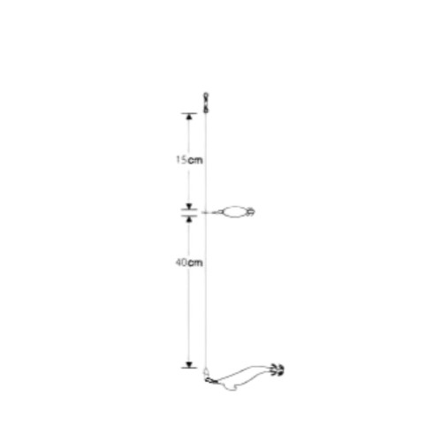 Yamashita NAORY Assist Rig Set 1.5D – Montaje listo para calamar