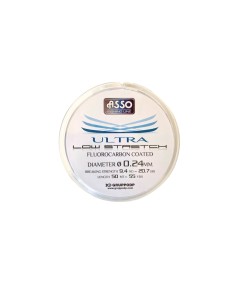 Hilo Asso ULTRA LOW STRETCH 50m – Fluorocarbon Coated