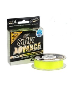 Monofilamento Sufix ADVANCE Hi-Vis Yellow 150 m