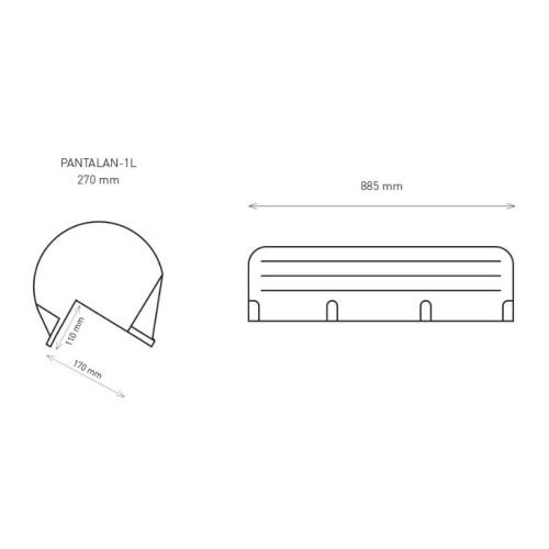 Defensa hinchable CASTRO PANTALÁN 1-L 27 x 88 cm