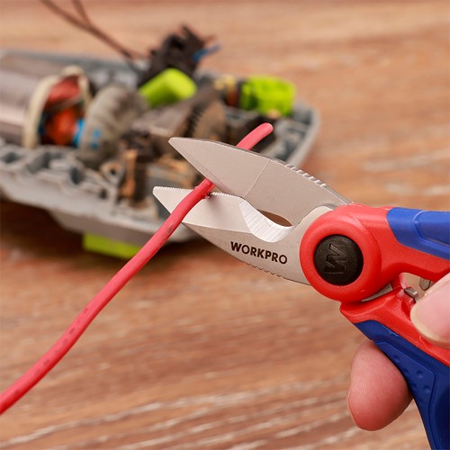 Tijeras de electricista WORKPRO