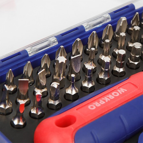 Destornillador de carraca 38 pzas. WORKPRO