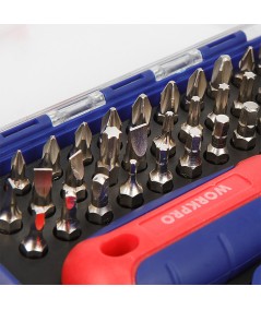 Destornillador de carraca 38 pzas. WORKPRO
