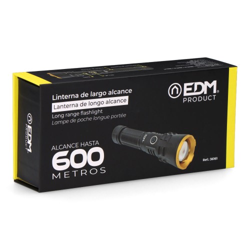 Linterna LED de largo alcance 1800lm