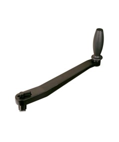 Manivela winche aluminio 250 mm negra