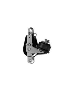Polea simple con arraigo y mordaza Delrin INOX AISI316 10 mm