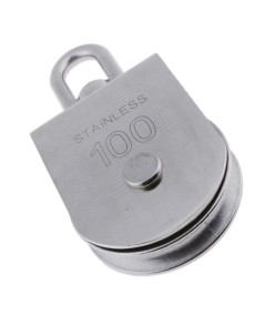 Polea giratoria simple INOX AISI304 Ø 100 mm