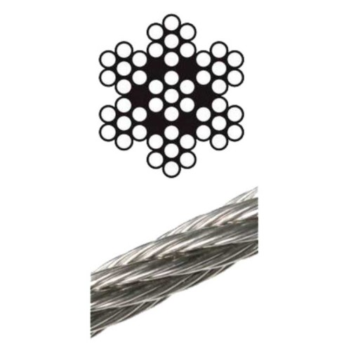 Cable 7x7 INOX AISI316 por metro