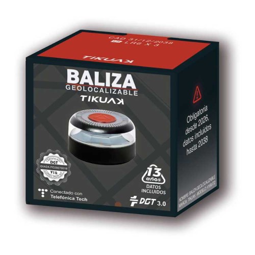 Baliza V16 conectada geolocalizable con DGT 3.0
