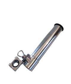 Portacañas regulable latón cromado Ø40 mm para púlpito o barandilla