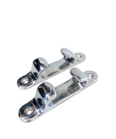 Guiacabos INOX AISI 316 125 mm rectos – Juego 2 uds