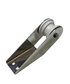 Puntera de proa INOX AISI 316 con polea de nylon