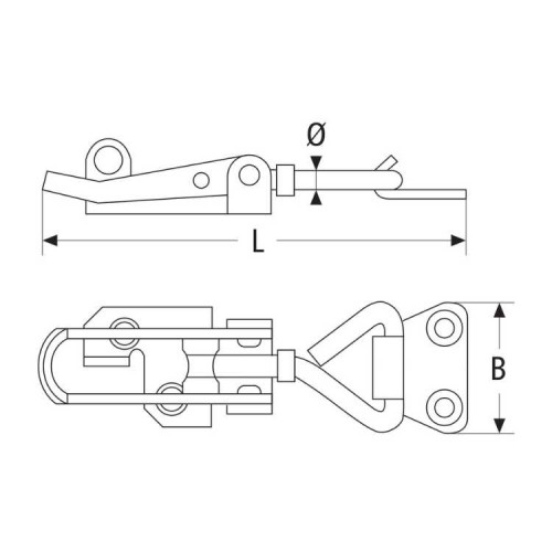 Cierre con tensor graduable INOX AISI316