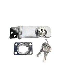 Aldabilla con cerradura INOX AISI 316