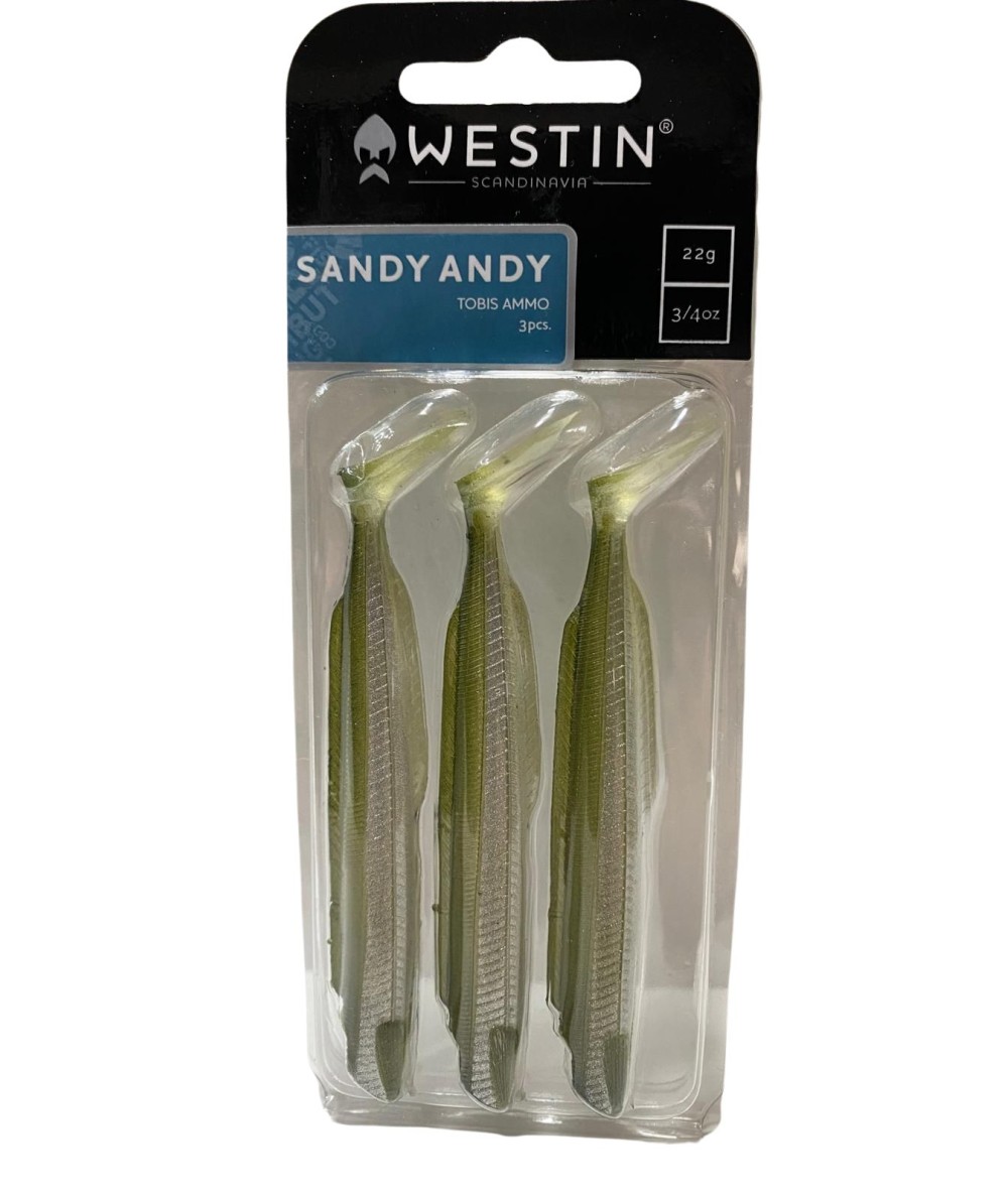 Vinilo Westin SANDY ANDY Spare Body 22 g - 3 uds