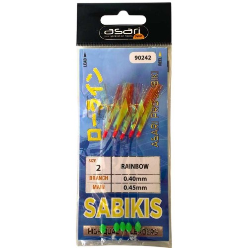 Plumas Asari Pro Sabiki Rainbow