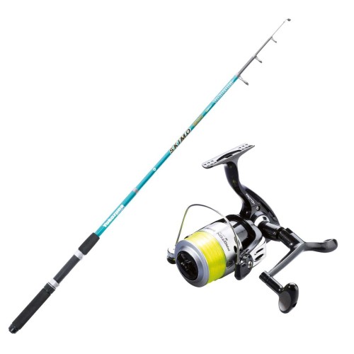 Equipo ligero de pesca caña...