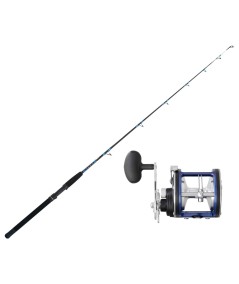 Equipo de curricán caña 1,68 m + carrete 4/0