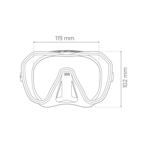 Máscara Cressi Z2S Medium