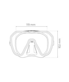 Máscara Cressi Z2S Medium