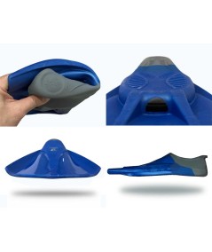 Aleta corta Cressi Pixel gris-azul