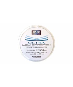 Monofilamento Asso ULTRA LOW STRETCH 50m – Fluorocarbon Coated