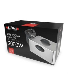 Freidora Inox KÜKEN 3 Litros 2000W