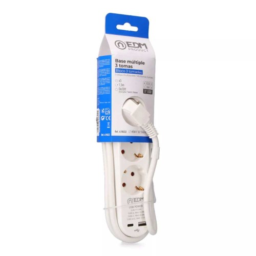 Base múltiple 3 tomas...