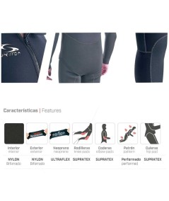 Chaqueta con cremallera Spetton ROCKMAN 5 mm