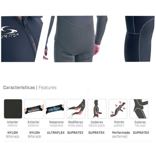 Traje Spetton ROCKMAN 5 mm completo