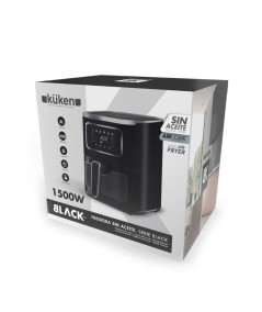 Freidora sin aceite negra digital KÜKEN 5L