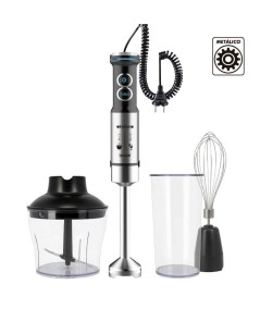 Batidora de brazo INOX 1000W KÜKEN con accesorios