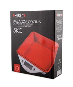 Balanza de Cocina Digital Küken 5kg con Recipiente