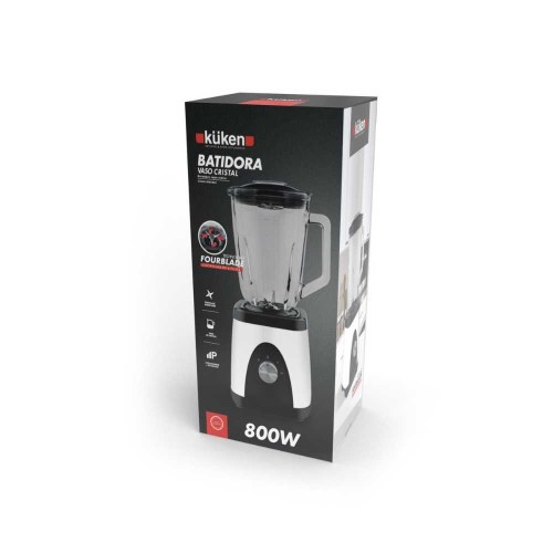 Batidora de vaso cristal Küken 1.5L 800W