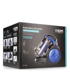 Aspiradora Multiciclónica EDM 700W | Potente, Sin Bolsa y Clase A