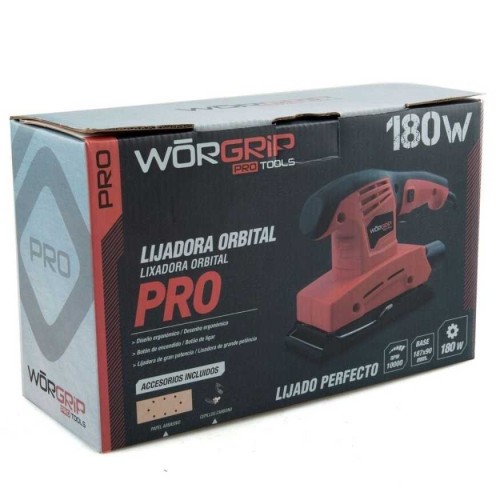 Lijadora Orbital Wōrgrip Pro 180W