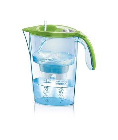 Jarra Filtrante LAICA Stream Verde 2,3 L + 2 Filtros Bi-Flux