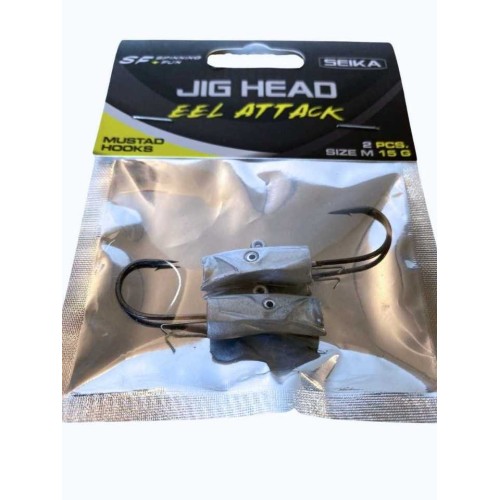 Cabeza EEL ATACK Jig Head 15g 2 uds