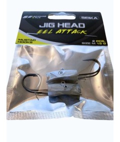 Cabeza EEL ATACK Jig Head 15g 2 uds