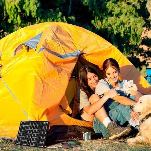 Cargador solar plegable LogiLink 7W – USB-A, IP65