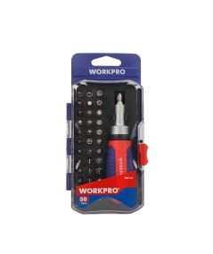 Destornillador de carraca 38 pzas. WORKPRO