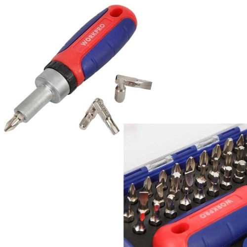 Destornillador de carraca 38 pzas. WORKPRO