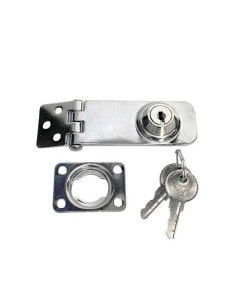 Aldabilla con cerradura INOX AISI 316