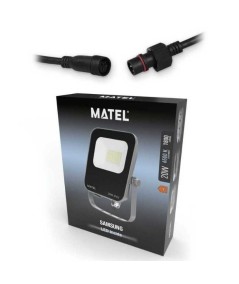 Proyector LED aluminio MATEL chip Samsung 20W luz fría IP65