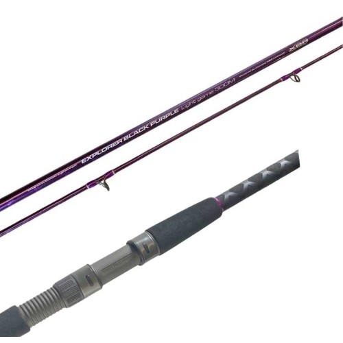 Caña Cinnetic EXPLORER BLACK PURPLE Light Game 300M
