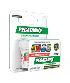 Pegamento epóxico 2 componentes transparente 32 ml