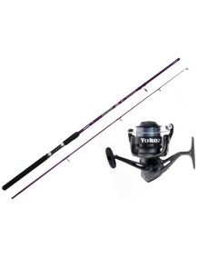 Equipo de pesca 2,40 m 80–120 g + carrete 4000