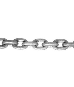 Cadena calibrada DIN 766 galvanizada 50 m para molinete
