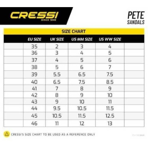 Sandalia Cressi Pete negro-azul marino