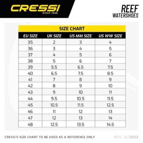 Zapatilla neopreno Cressi Reef azul